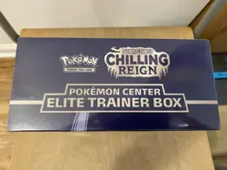 Pokemon TCG Chilling Reign POKEMON CENTER Elite Trainer Box ETB NEW/Sealed - Image 3