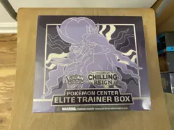 Pokemon TCG Chilling Reign POKEMON CENTER Elite Trainer Box ETB NEW/Sealed - Image 1