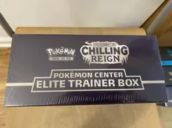 Pokemon TCG Chilling Reign POKEMON CENTER Elite Trainer Box ETB NEW/Sealed - Image 3