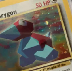 Pokemon Cool Porygon #15 Holo Black Star Promo Vintage WOTC NM SWIRL! - Image 5
