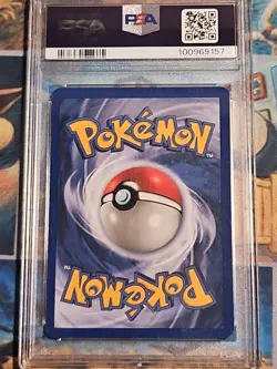 1999 POKEMON JUNGLE #12 VAPOREON-HOLO PSA 7 NM - Image 3
