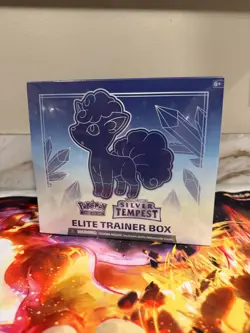 Pokemon TCG Sword & Shield Silver Tempest ETB Elite Trainer Box Factory Sealed - Image 1