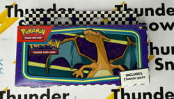 ⚡❄ Pokemon Charizard Tin + 2 Booster Pack - Sealed New Back To School - Image 1