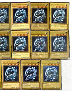 YGO Starter Deck Kaiba Blue-Eyes White Dragon SDK-001 Lot 14 Ultra Rare DMG-MP A - Image 3