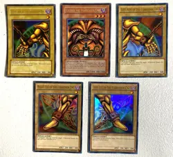 Yu-Gi-Oh Mixed Sets Exodia the Forbidden One All 5 Pieces Ultra Secret DMG-MP A - Image 1