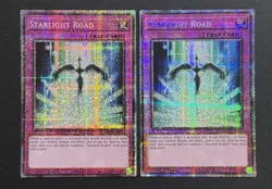 2025 YUGIOH MP25 1ST ED STARLIGHT ROAD X2 NM SET - Image 1