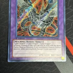 Cyber End Dragon - LCGX-EN182 - Secret Rare - 1st Edition LCGX - Image 4
