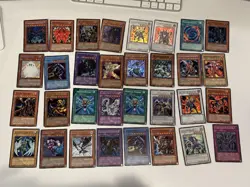 Yu-Gi-Oh! Holo Lot - Elemental Heroes, Cyber Twin, Thousand-Eyes, Tyrant Dragon - Image 1