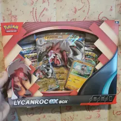 Pokemon TCG Lycanroc Ex Box - NEW & SEALED OFFICIAL Pokemon trading cards - Image 1