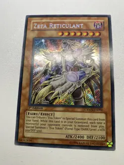 Zeta Reticulant - CRMS-EN094 - Secret Rare Yugioh Card Heavily Played 1st Ed - Image 1