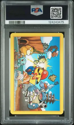 2016 POKEMON PLAYING CARDS MARIO PIKACHU QUEEN OF DIAMONDS PSA 10 - Image 2