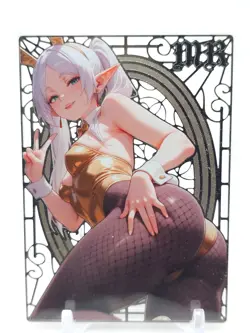 Goddess Story - Silver Metal Waifu Card - Frieren - NUMBERED 019/100 - Image 1