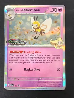 Lillie's Ribombee - 183 Stamped Journey Together 183 S&V Promo Holo Pokemon Card - Image 1