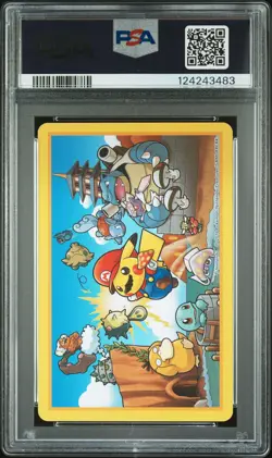 2016 POKEMON PLAYING CARDS MARIO PIKACHU 8 OF DIAMONDS PSA 10 - Image 2