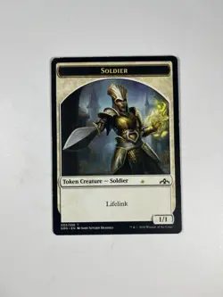 MTG Magic the Gathering Token - Soldier (2/291) Guilds of Ravnica Card - Image 3