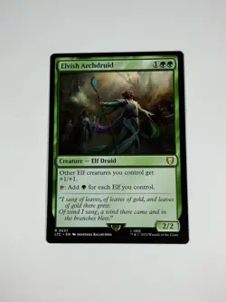 MTG Magic The Gathering - Elvish Archdruid - Lord of the Rings Commander Card - Image 1