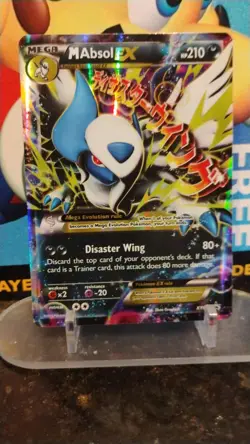 M Mega ABSOL EX Black Star Promo POKEMON Full-Art Holo 2015 Trading Card XY63 - Image 1