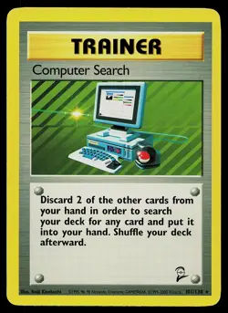 Pokemon Card - Computer Search Base Set 2 101/130 Rare - Image 1