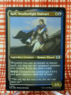 Raff, Weatherlight Stalwart Etched Foil 0121 MTG Magic The Gathering - Image 1