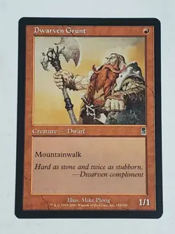 MTG Dwarven Grunt (Odyssey/Red/C) - BGM - Image 1