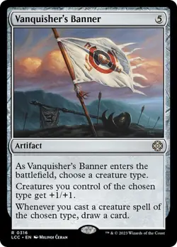 NM Vanquisher's Banner, MTG, LCI Commander, Magic the Gathering, 316 - Image 1