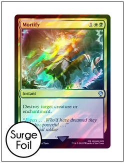 1x Mortify, Surge Foil, Final Fantasy, Magic MTG NM - Image 1
