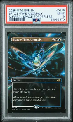 2025 MTG EDGE OF ETERNITIES SURREAL SPACE BORDERLESS SPACE-TIME ANOMALY PSA 9 - Image 1