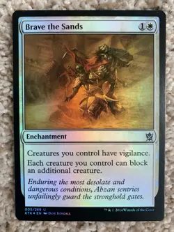 MTG Brave the Sands FOIL (Khans of Tarkir) - Image 1