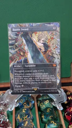 Buster Sword (Borderless) REGULAR - FINAL FANTASY (FIN) 0351 MTG - Image 1