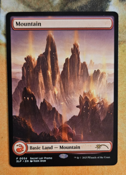 MTG - Mountain - Red Lotus - John Avon - 0034 - Non-Foil - Promo - NM - MT - Image 1
