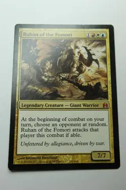 MTG Ruhan of the Fomori x1- -Commander 2011-Lightly Played - Image 1