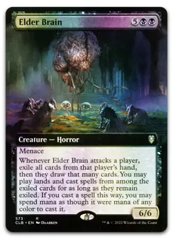 Elder Brain (Extended Art) #573 (Foil) (NM) Baldur's Gate CLB Magic MTG - Image 1