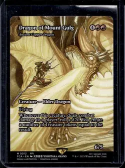 2025 Magic The Gathering Final Fantasy Through Ages Dragon Of Mount Gulg #0012 - Image 1