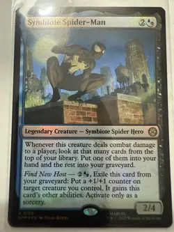MTG Symbiote, Spider-Man 0156 Foil Marvel's Spider-Man NM sPM - Image 1
