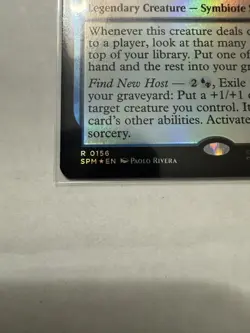 MTG Symbiote, Spider-Man 0156 Foil Marvel's Spider-Man NM sPM - Image 2