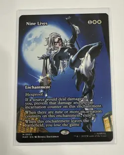 MTG Nine Lives 0003 (Borderless) NON FOIL Spider Man MYTHIC Free Shipping - Image 1