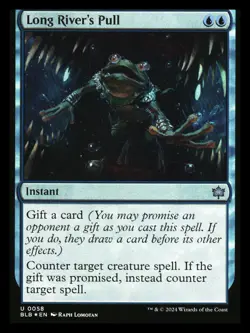 Long River's Pull (foil) Bloomburrow NM+ *Mythic Relics* - Image 1