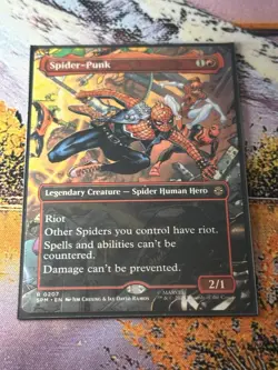 Spider-Punk - Borderless - SPM - MTG - EN - NM - 0207 - Image 1