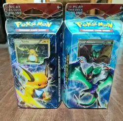 2015 Pokemon Break Through Sealed Decks BURNING SPARK NIGHT STRIKER 2 Deck Set - Image 1