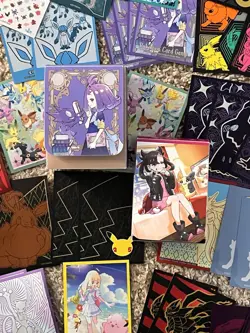 100 Pokemon Random Sleeves From ETBs & Pokemon Center Merch + 2 Free Deck Boxes - Image 4