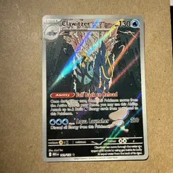Clawitzer 141/132 Illustration Rare IR Pokemon Mega Evolution Full Art Holo NM/M - Image 1