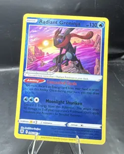 Radiant Greninja 046/189 Astral Radiance Radiant Rare Pokemon TCG NM - Image 3