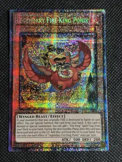 YuGiOh! - Legendary Fire King Ponix MP25-EN048 2025 Starlight 1st Edition NM - Image 1