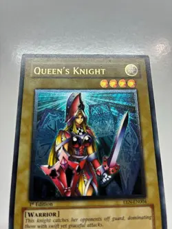 USA Seller Yugioh Queen's Knight EEN-EN004 Ultimate Rare 1st Edition LP - Image 2