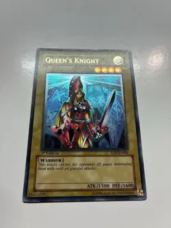 USA Seller Yugioh Queen's Knight EEN-EN004 Ultimate Rare 1st Edition LP - Image 3