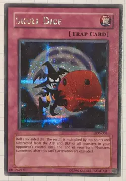 Skull Dice EDS-003 LP Secret Rare Eternal Duelist Soul YuGiOh limited Edition - Image 1