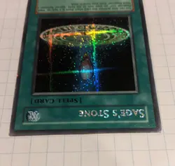 Sage's Stone ROD-EN003 LP Secret Rare Reshef of Destruction Unlimited Ed YuGiOh - Image 3