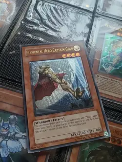 Elemental Hero Captain Gold FOTB-EN014 Ultimate Rare Yu-Gi-Oh TCG - Image 1