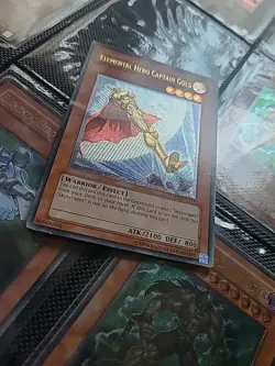 Elemental Hero Captain Gold FOTB-EN014 Ultimate Rare Yu-Gi-Oh TCG - Image 2
