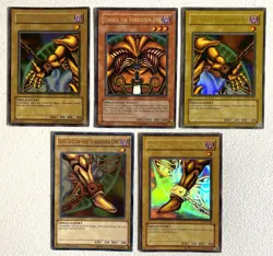 Yu-Gi-Oh Mixed Sets Exodia the Forbidden One All 5 Pieces Ultra Secret DMG-MP C - Image 1